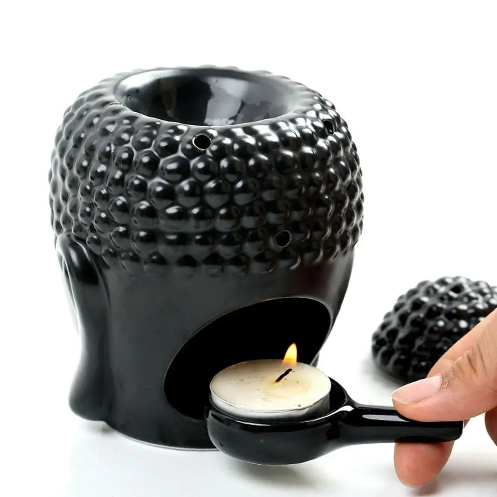 statue de tête de bouddha