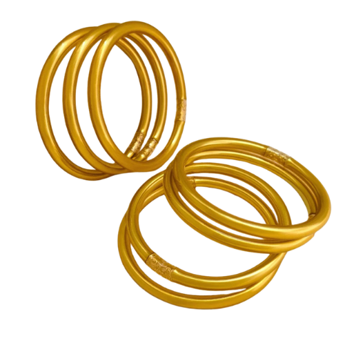 Bracelets Joncs Bouddhiste Dorée