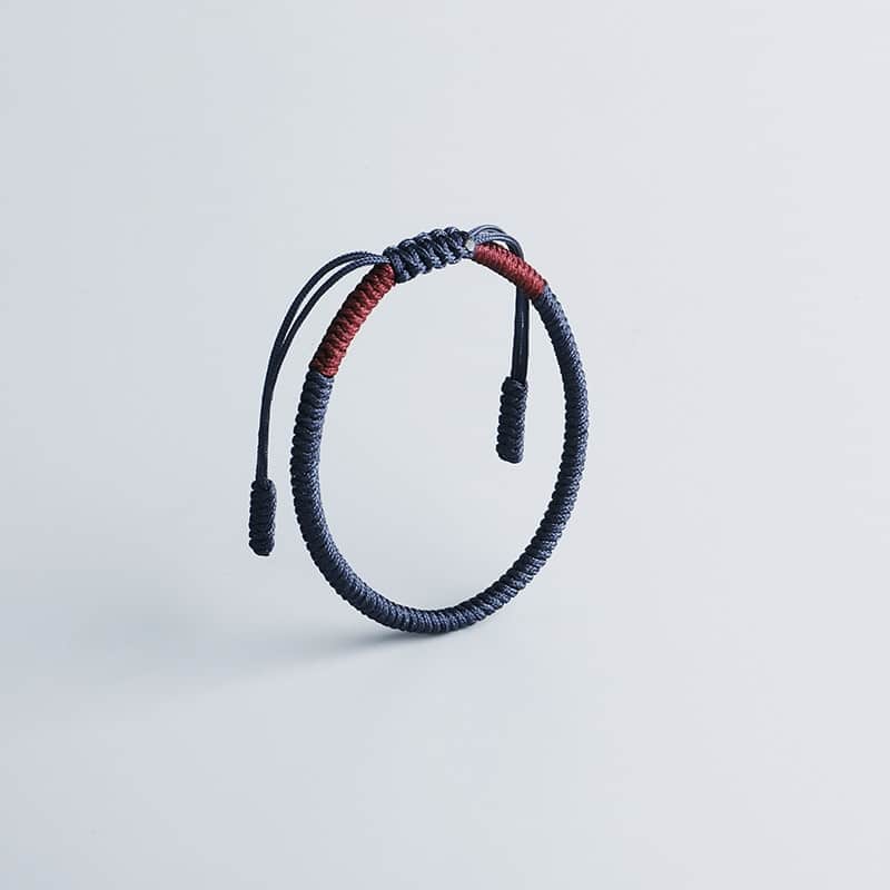 Bracelet De Corde Chanceux Bouddhiste Tib Tain Fait La Main Hommes Fid Lit Noeuds Bouddhistes Tib 2