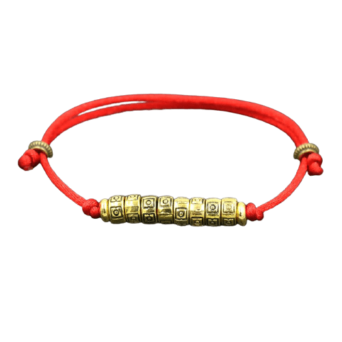 bracelet de la chance rouge