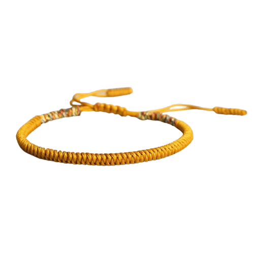 bracelet de la chance jaune