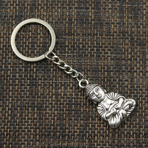 Nouveau Mode Porte Cl S 39x23mm M Diter Bouddha Pendentifs Bricolage Hommes Bijoux Voiture Porte Cl 1