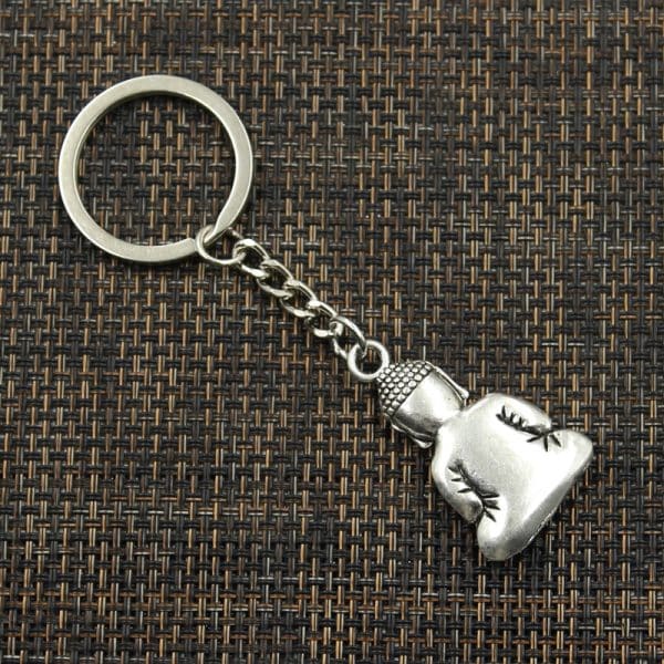 Nouveau Mode Porte Cl S 39x23mm M Diter Bouddha Pendentifs Bricolage Hommes Bijoux Voiture Porte Cl 2