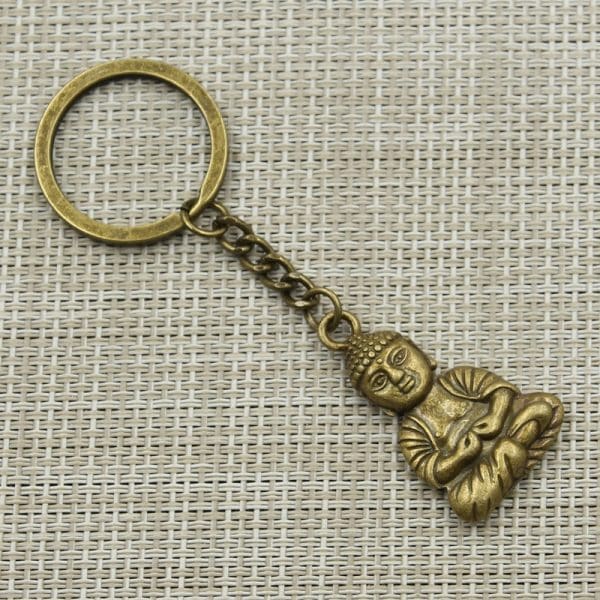 Nouveau Mode Porte Cl S 39x23mm M Diter Bouddha Pendentifs Bricolage Hommes Bijoux Voiture Porte Cl 3