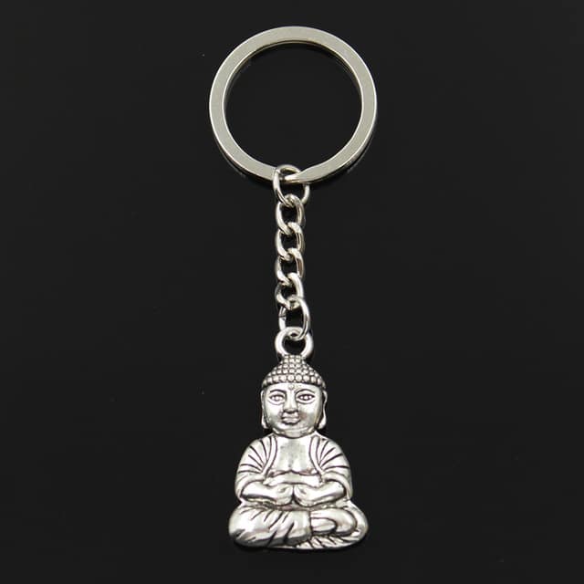 Nouveau Mode Porte Cl S 39x23mm M Diter Bouddha Pendentifs Bricolage Hommes Bijoux Voiture Porte Cl.jpg 640x640