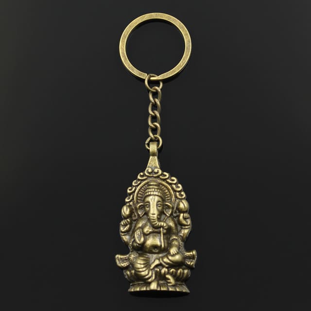 Nouveau Mode Porte Cl S 62x32mm Ganesha Bouddha L Phant Pendentifs Bricolage Hommes Bijoux Voiture Porte 1.jpg 640x640 1