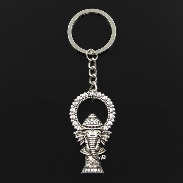 Nouvelle Mode Porte Cl S 50x28mm Ganesha Bouddha L Phant Pendentifs Bricolage Hommes Bijoux Voiture Porte 1.jpg 640x640 1