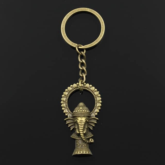 Nouvelle Mode Porte Cl S 50x28mm Ganesha Bouddha L Phant Pendentifs Bricolage Hommes Bijoux Voiture Porte.jpg 640x640