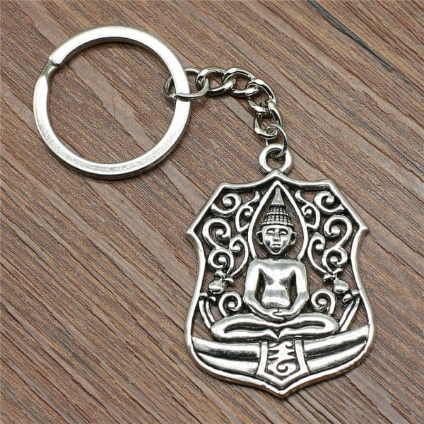 R Tro Bijoux Religieux Porte Cl S Hommes Bouddha Statue Pendentif Bouddha Porte Cl S Hommes 4