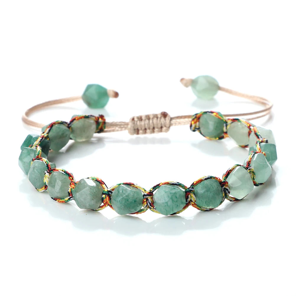 Bracelet Shamballa Tibétain – Énergie Bouddhiste 8 mm