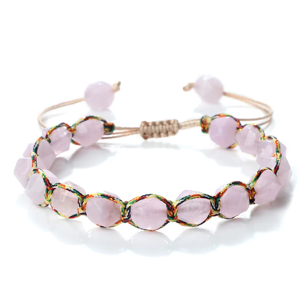 Bracelet Shamballa Tibétain – Énergie Bouddhiste 8 mm