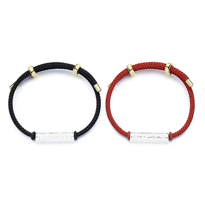 Bracelet Tibétain Bouddhiste – Corde Amulette de Protection