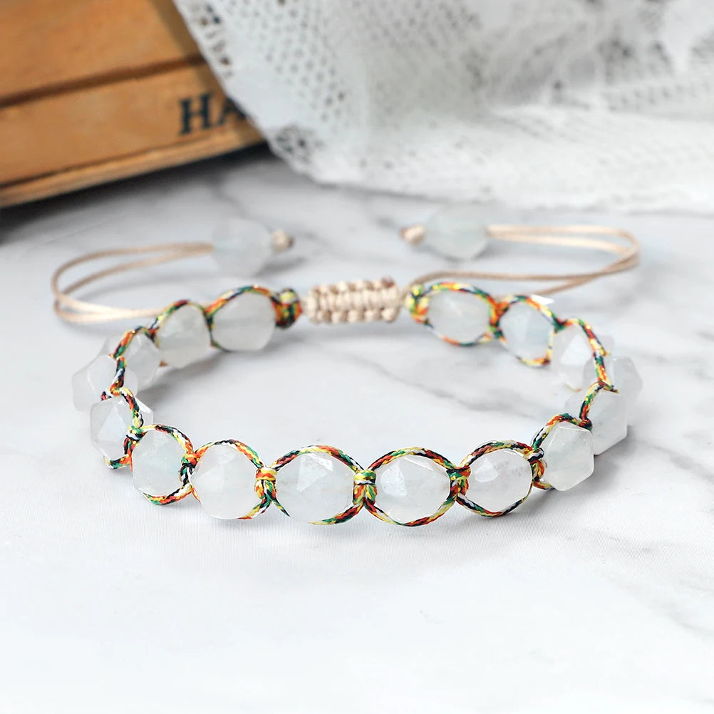 Bracelet Shamballa Tibétain – Énergie Bouddhiste 8 mm