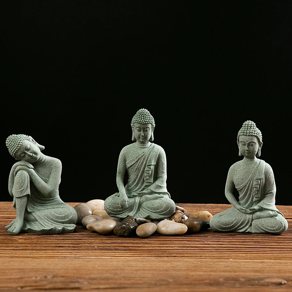 Statue Bouddha Zen Miniature – Déco Aquarium & Intérieur