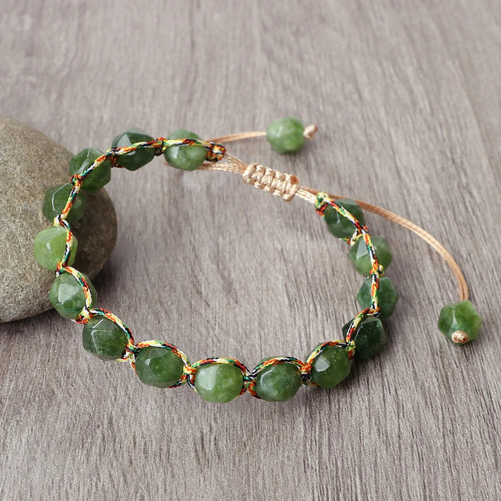 Bracelet Shamballa Tibétain – Énergie Bouddhiste 8 mm