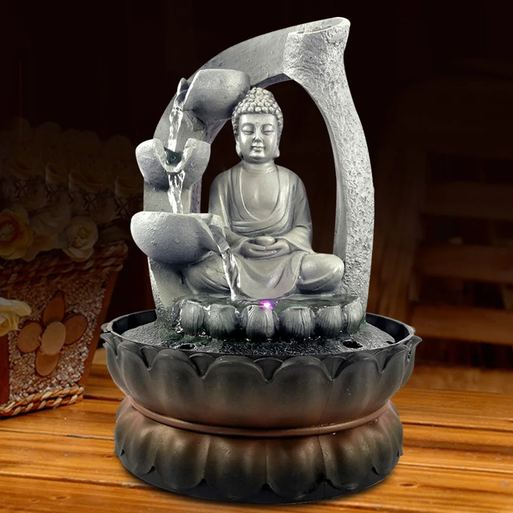 Fontaine Bouddha d’Intérieur avec LED