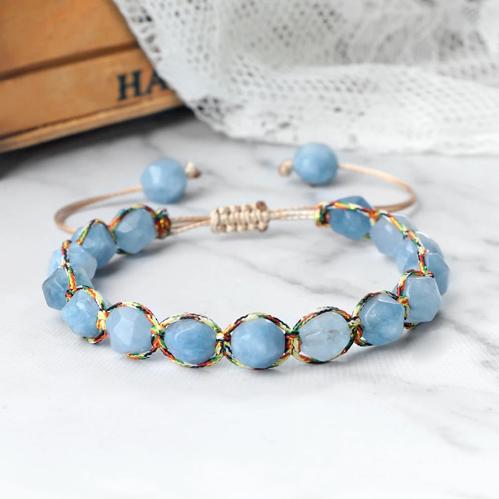 Bracelet Shamballa Tibétain – Énergie Bouddhiste 8 mm