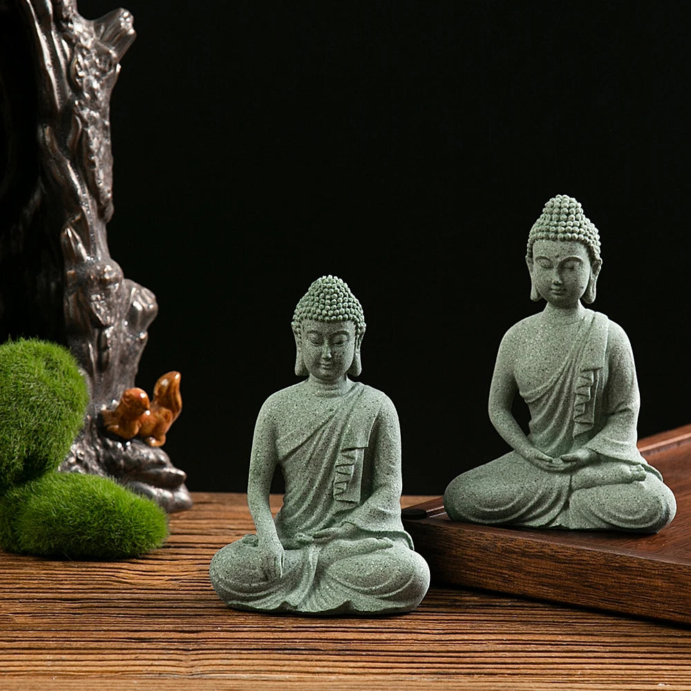 Statue Bouddha Zen Miniature – Déco Aquarium & Intérieur