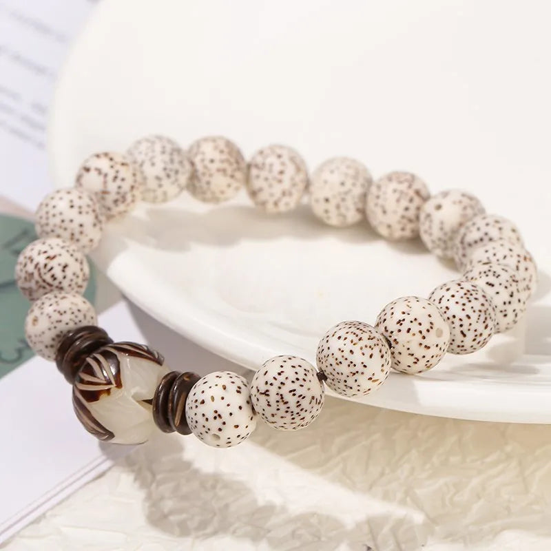 Bracelet tibétain bouddhiste Bodhi – Graine sacrée du lotus