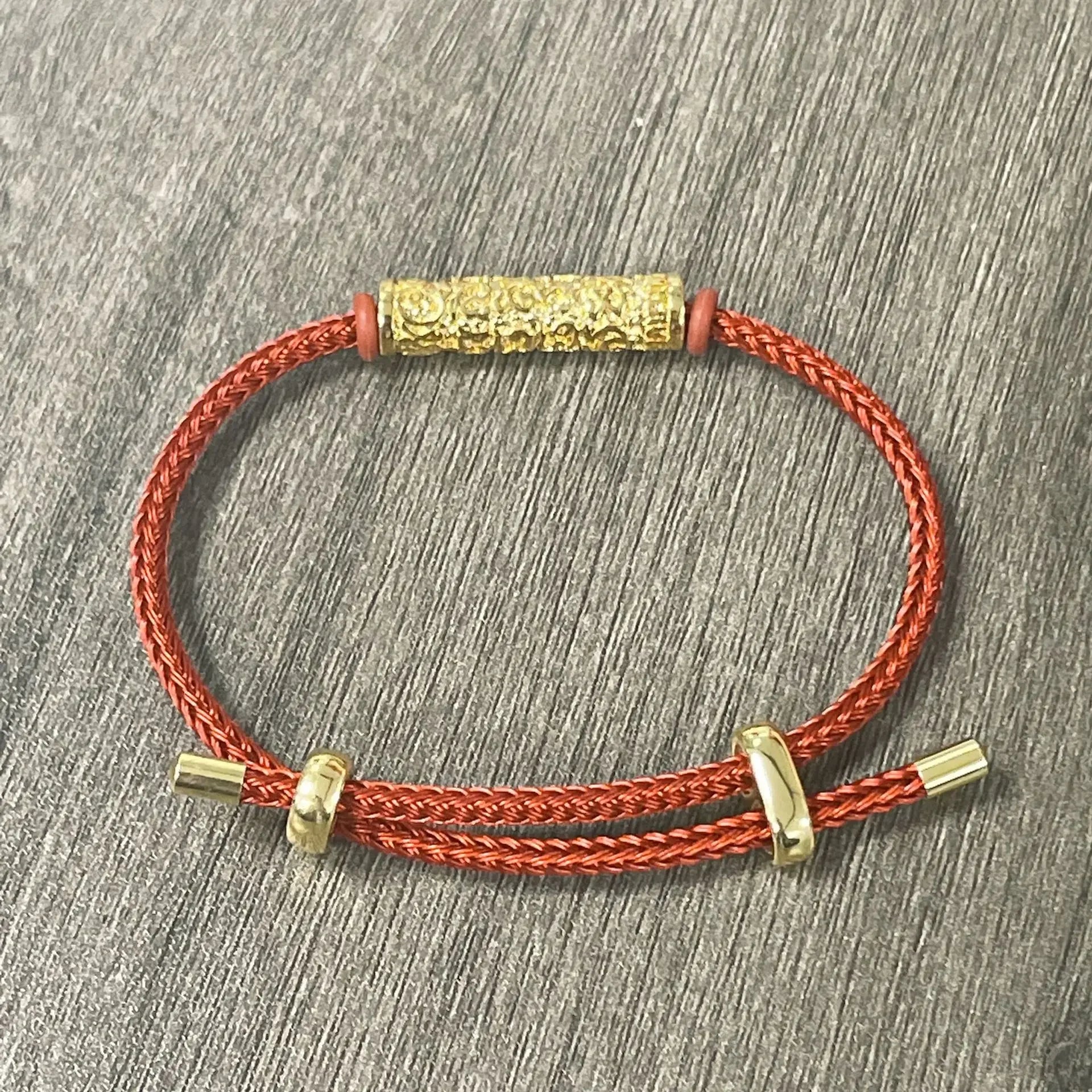 Bracelet Tibétain Bouddhiste – Corde Amulette de Protection