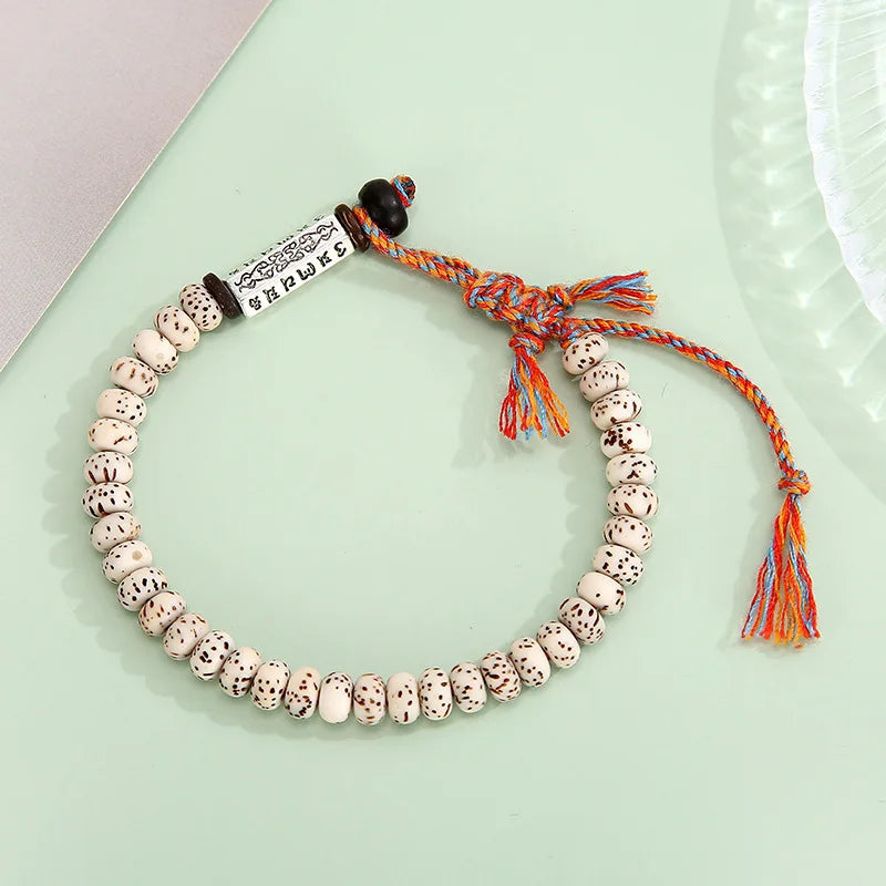 Bracelet tibétain bouddhiste – Mantra et perles sacrées