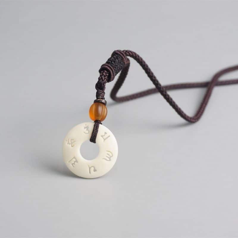 collier tibetain pour homme