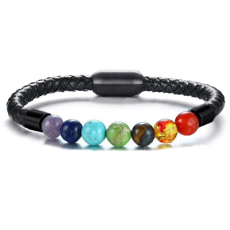 bracelet 7 chakras homme