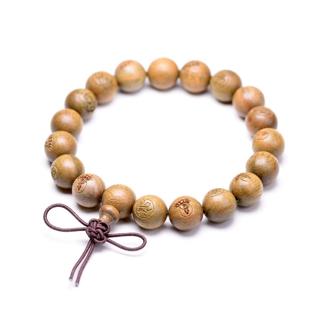 bracelet tibétain bois de santal