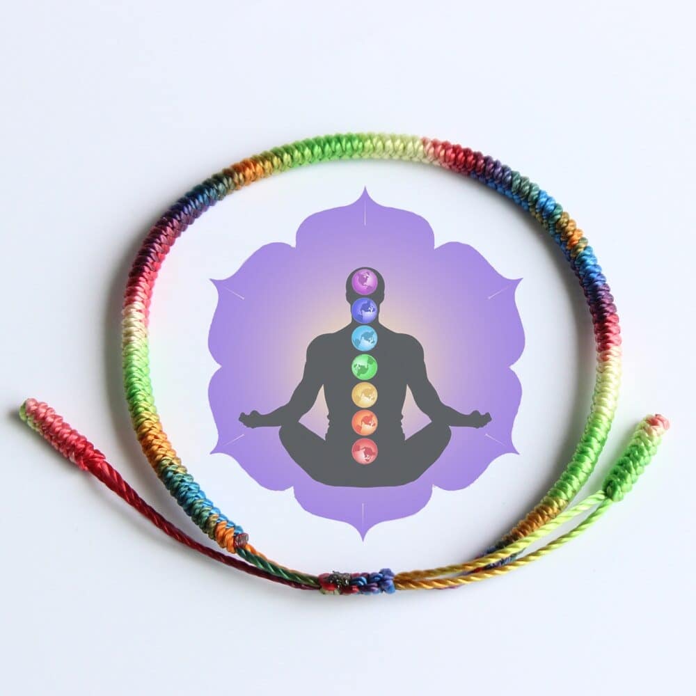 bracelet tibetain chakra
