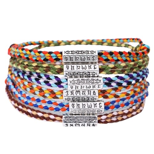 bracelet tibetain couleur