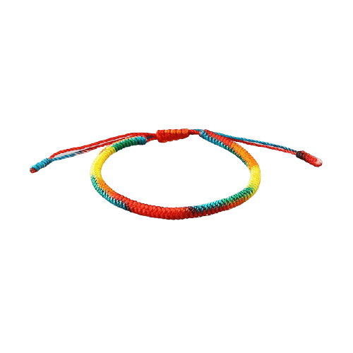 bracelet tibetain multicolore