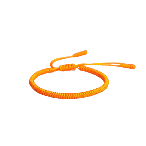 bracelet tibetain orange