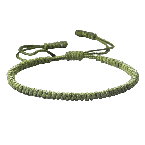 bracelet tibétain vert