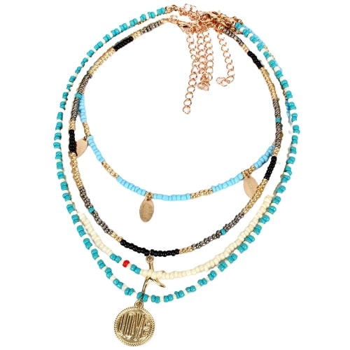 collier tibetain boheme