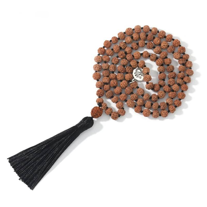 mala tibetain graines de rudraksha
