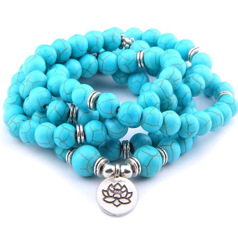 mala tibetain turquoise