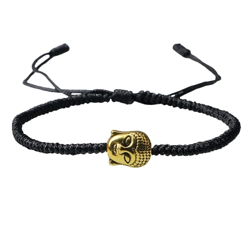bracelet tibétain bouddhiste noir