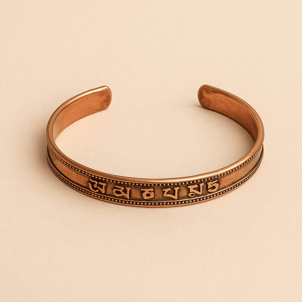 Bracelet jonc bouddhiste : équilibre spirituel et cercle de sagesse Image