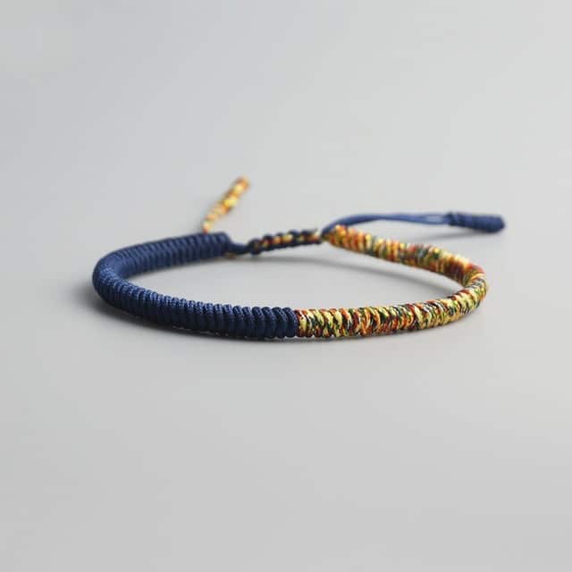 Bracelet De La Chance – Bicolore Bleu Jaune