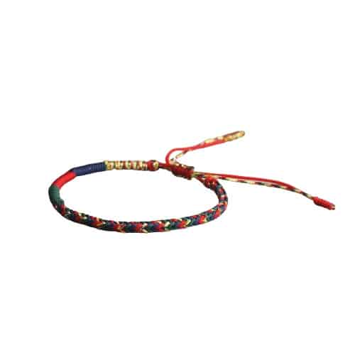 bracelet tibétain macramé