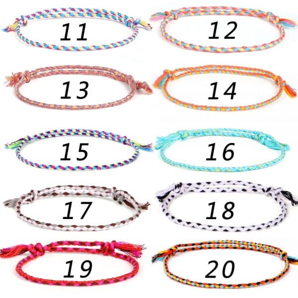 Meetvii Chanceux Tib Tain Cha Ne Bracelets Et Bracelets Pour Femmes Hommes La Main Gland Noeuds 3