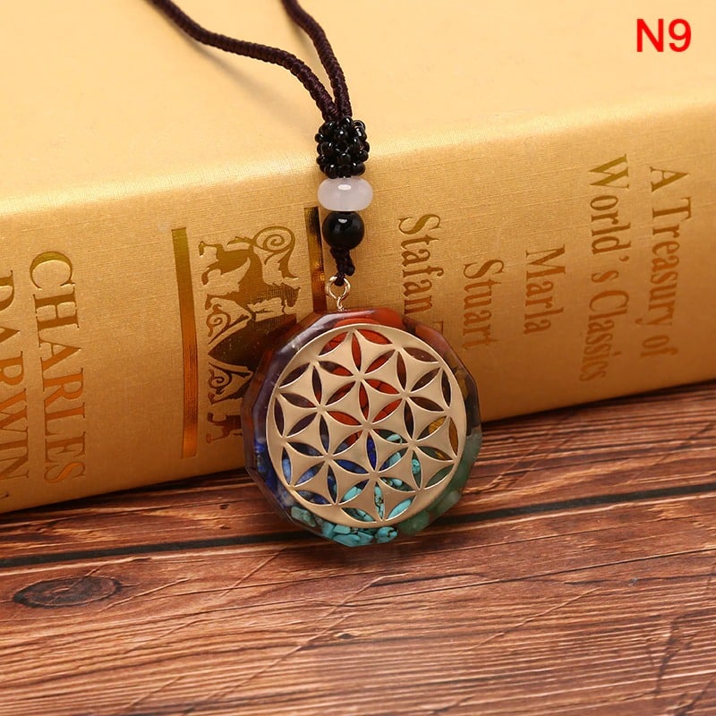 Collier et pendentif tibétain
