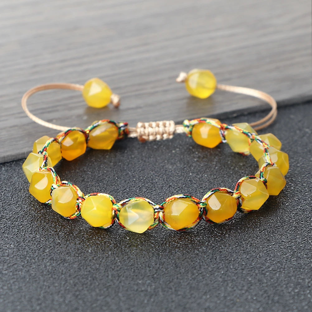 Bracelet Shamballa Tibétain – Énergie Bouddhiste 8 mm