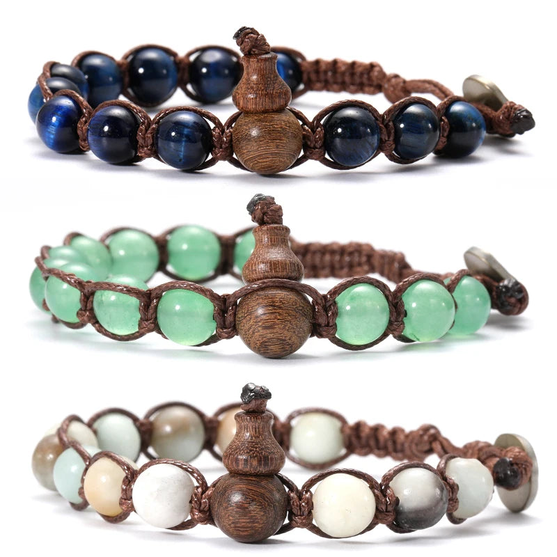 Talisman Ruyi – Bracelet tibétain bouddhiste en perles 8 mm