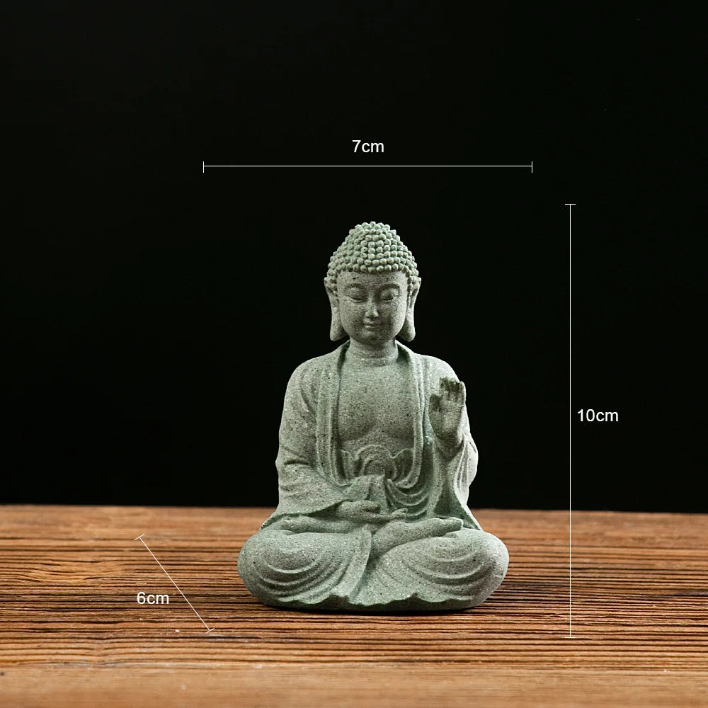 Statue Bouddha Zen Miniature – Déco Aquarium & Intérieur