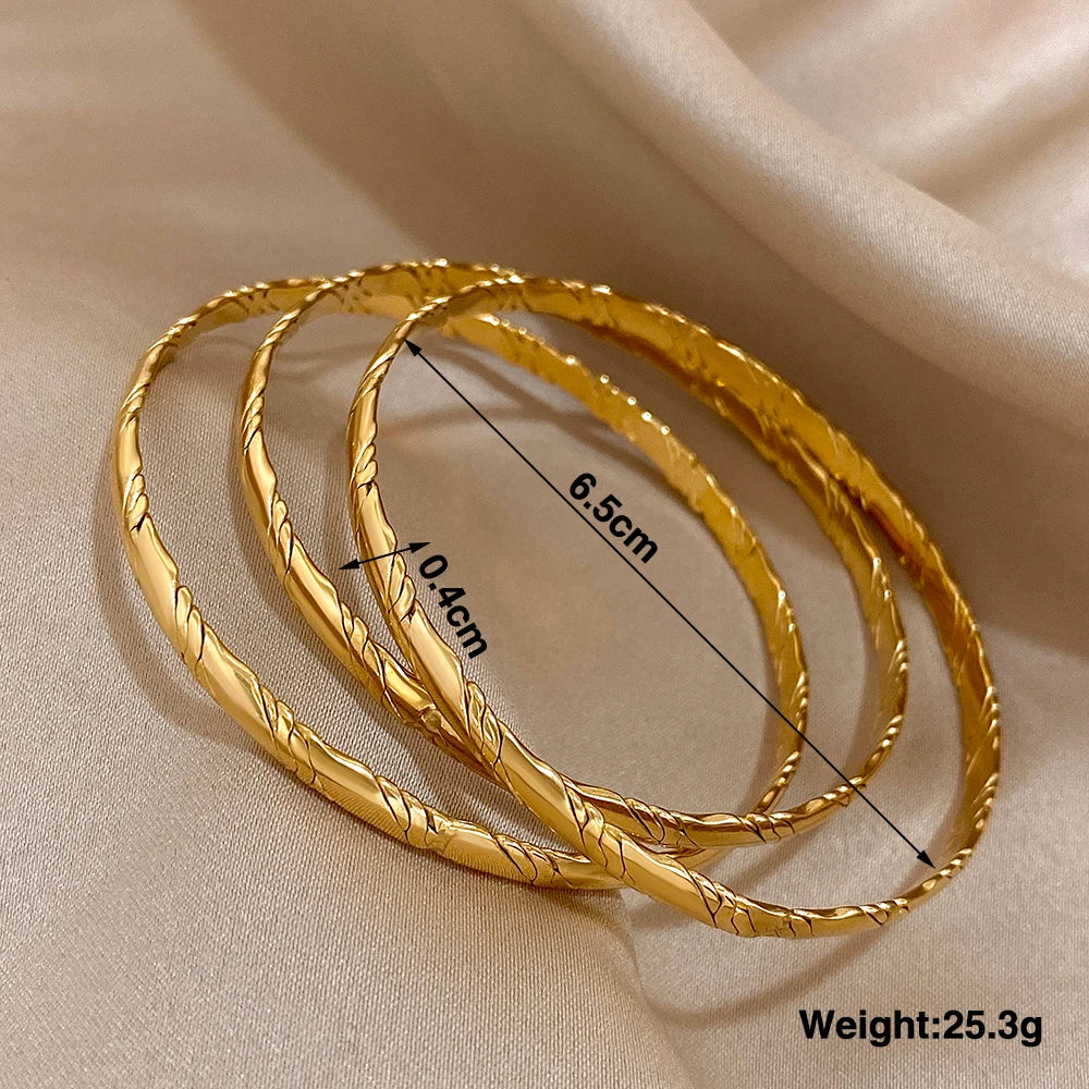 Bracelets Joncs Tibétains – Doré ou Argent Bouddhiste