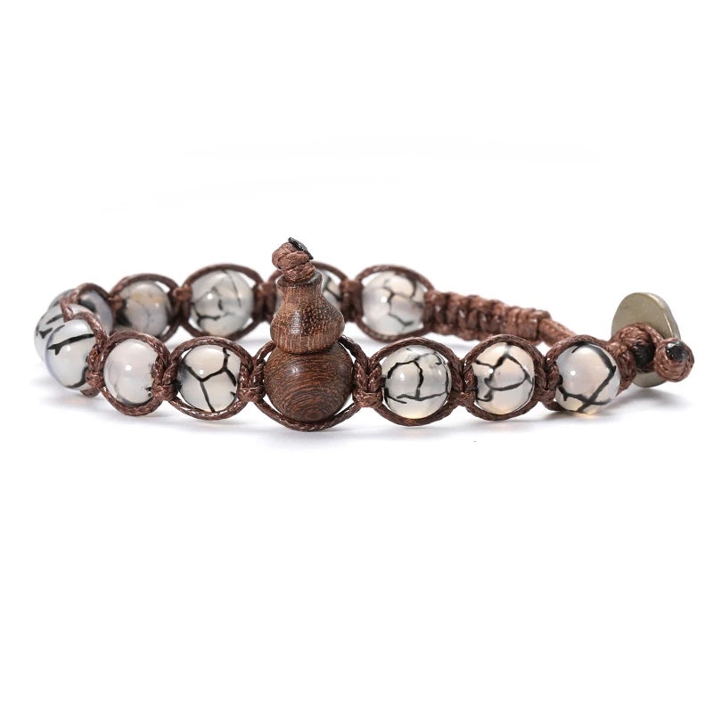 Talisman Ruyi – Bracelet tibétain bouddhiste en perles 8 mm