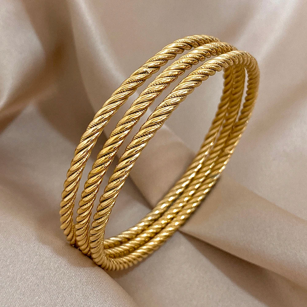 Bracelets Bouddhistes Tibétains – Élégance Dorée