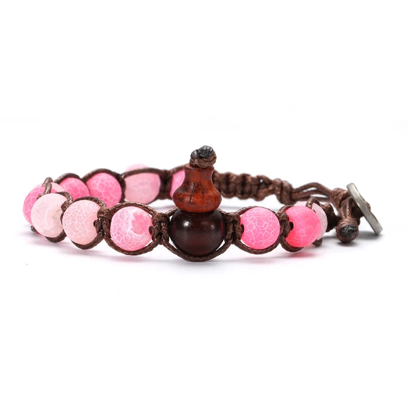 Talisman Ruyi – Bracelet tibétain bouddhiste en perles 8 mm