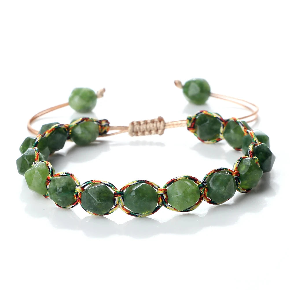 Bracelet Shamballa Tibétain – Énergie Bouddhiste 8 mm